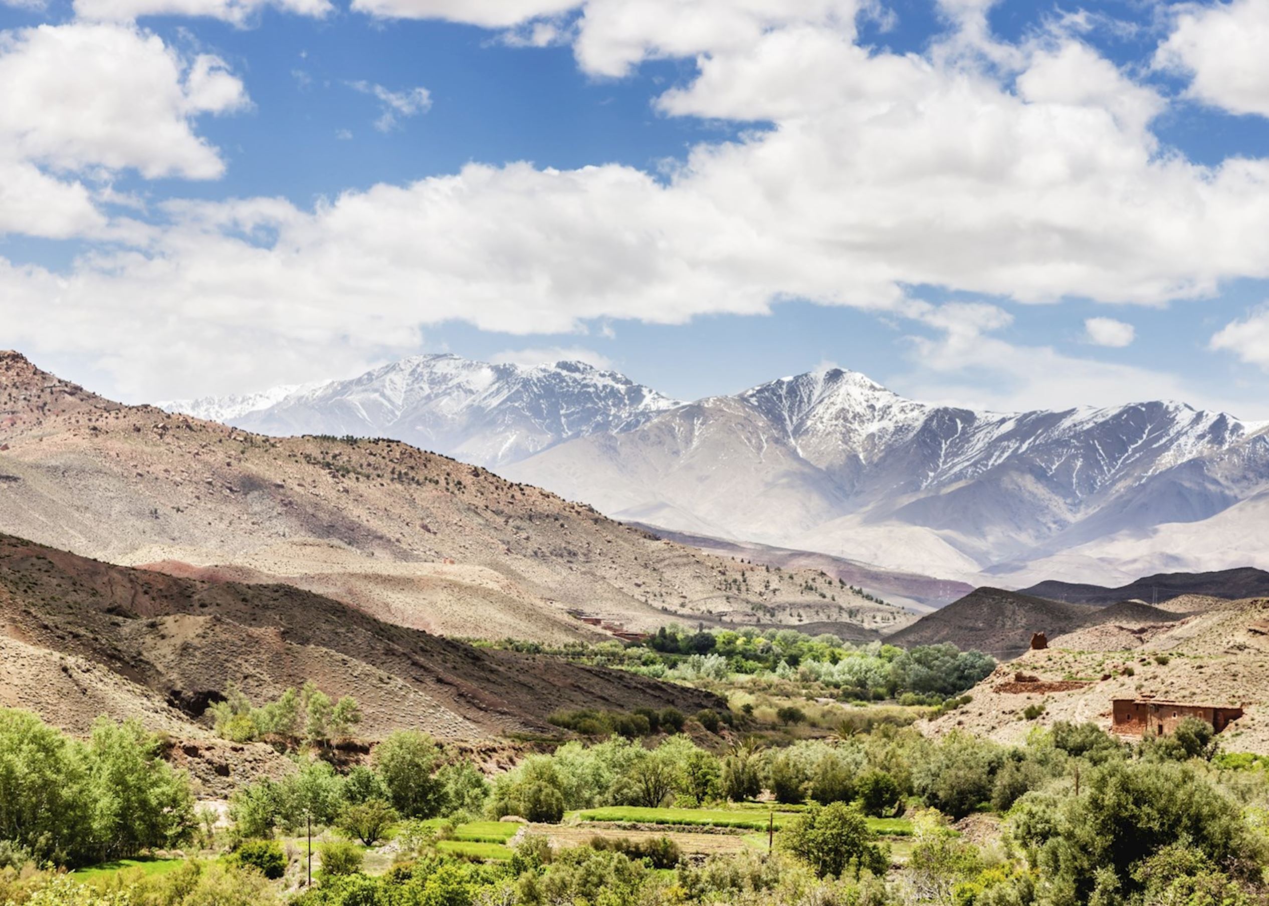 A day trip to the high Atlas mountains.