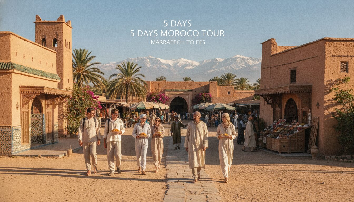 5 days morocco tour marrakech to fes