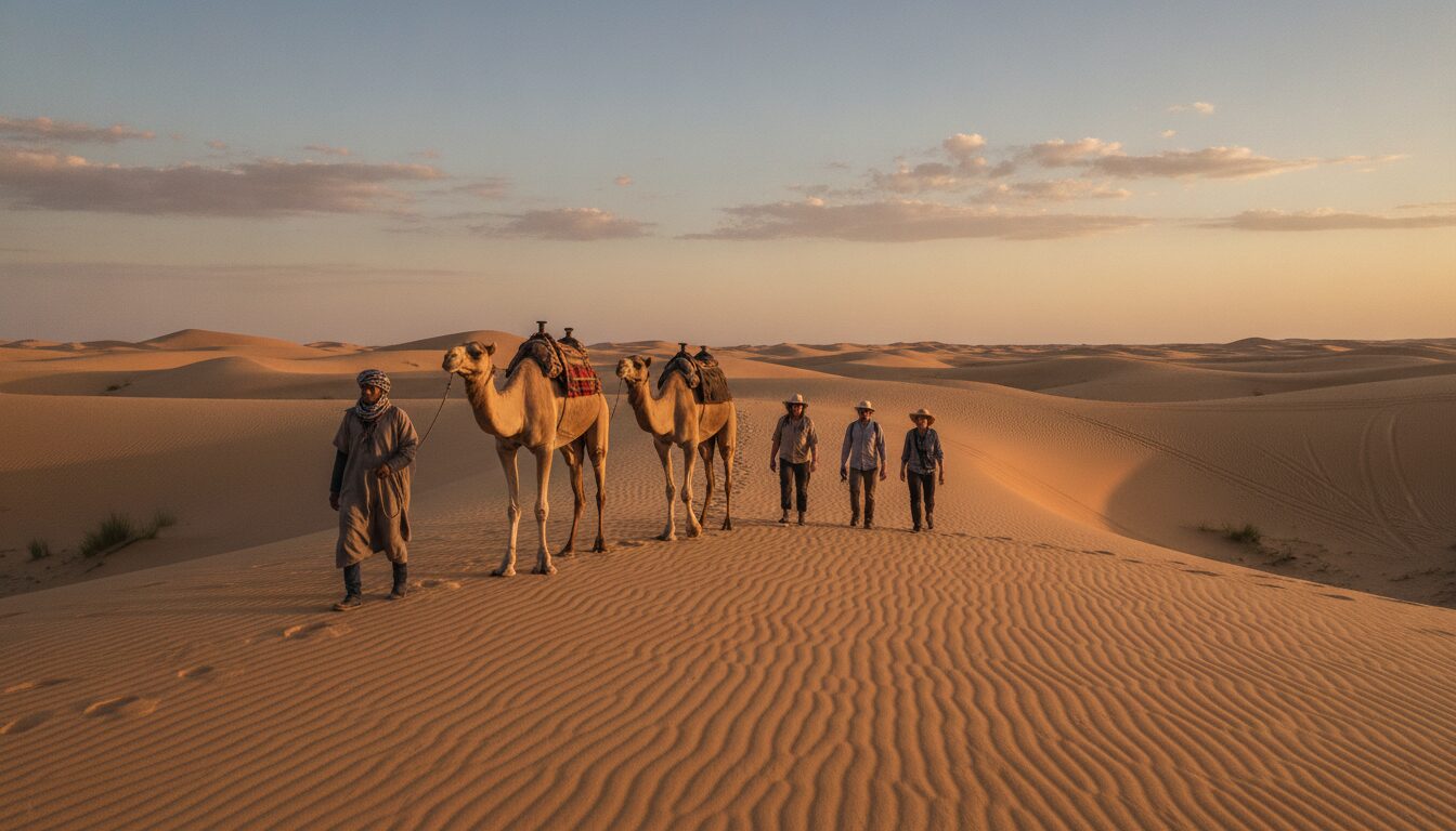 camel trek merzouga desert