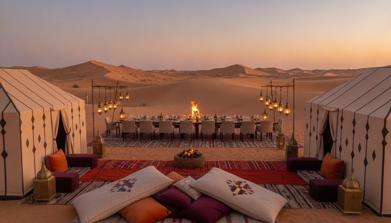 luxury desert camp morocco merzouga
