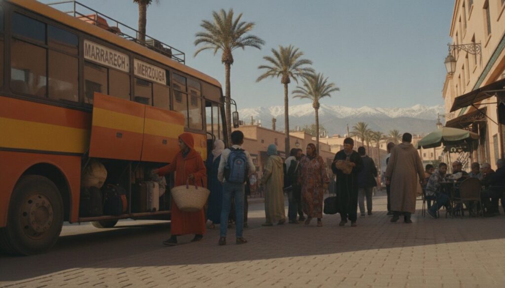 marrakech to merzouga bus