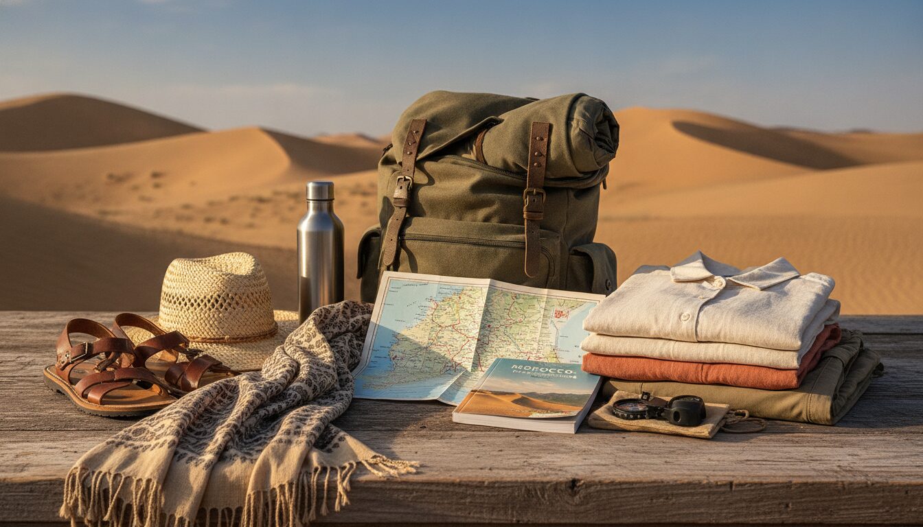 morocco packing list for desert tour